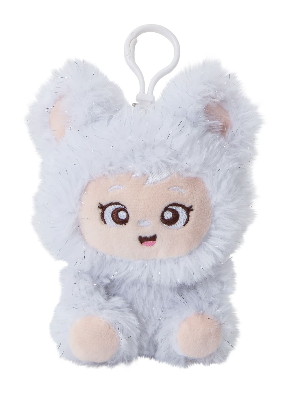 Sparkle Monster Clip Sparkle White