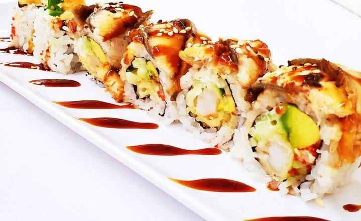 Black Dragon Roll (8 Pieces)