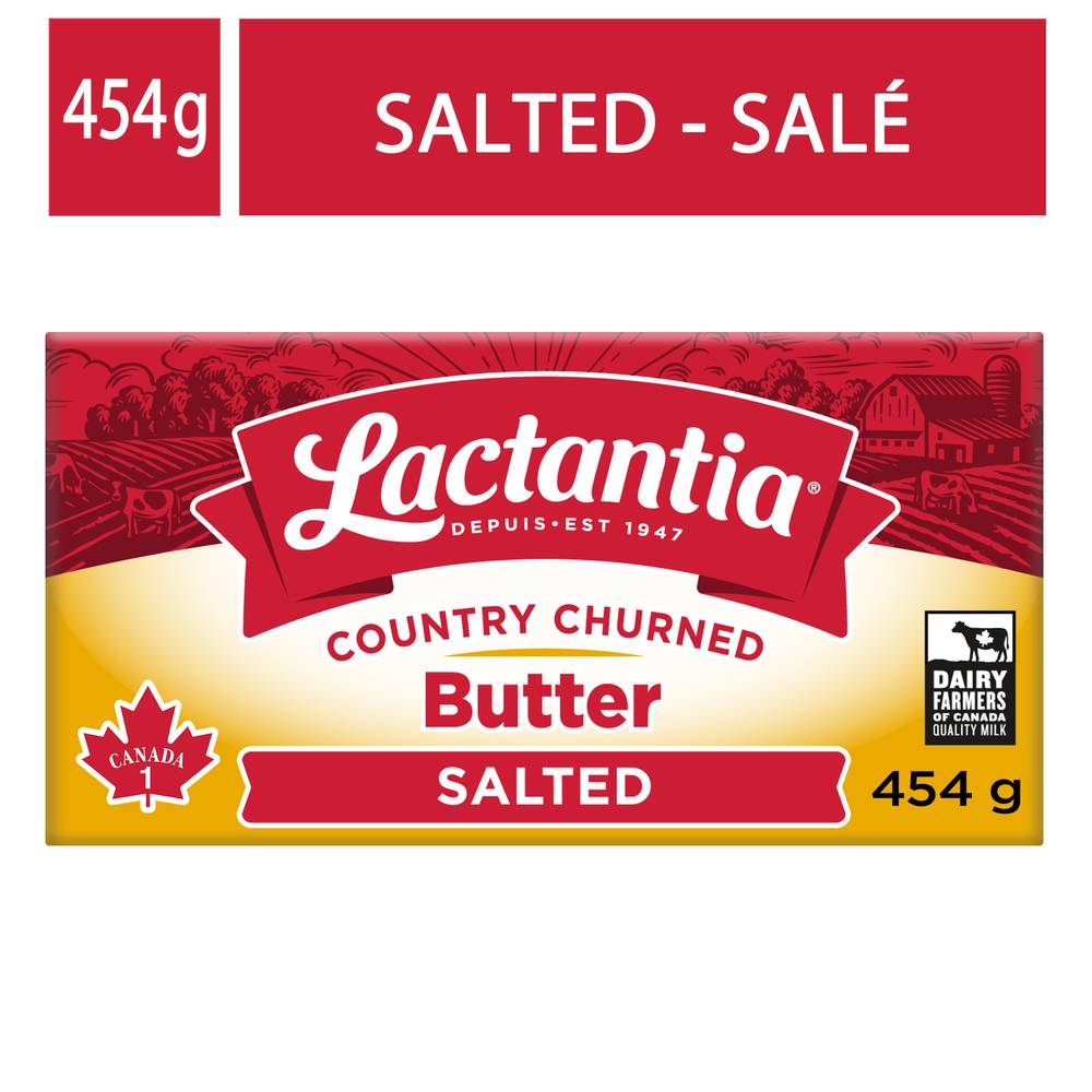 Lactantia Fresh Churned Butter Salted (454 g)