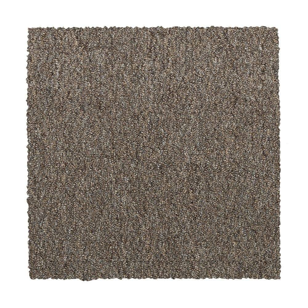 Style Selections Docile Domain Slate Brown 16-oz sq yard Solution-dyed Polyester Pattern Indoor Carpet | ST667-12-L001