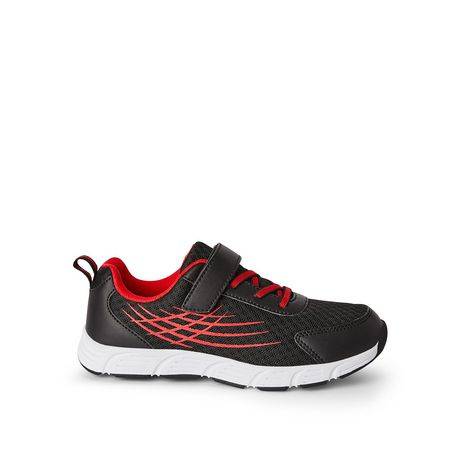 Athletic Works Boys'' Max Sneakers (Color: Black, Size: 3)