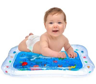 Hoovy Inflatable Tummy Time Water Play Mat