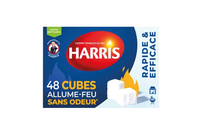 Harris - 48 Cubes allume feu sans odeur