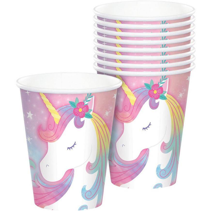 Party City Enchanted Unicorn Paper Cups