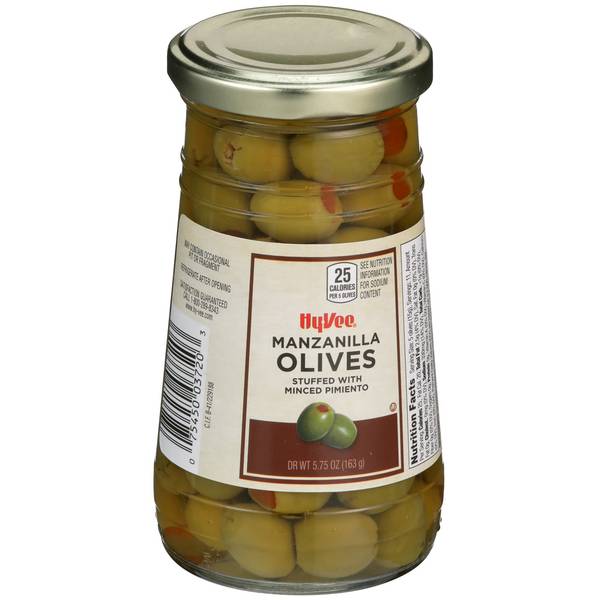 Hy-Vee Stuffed Manzanilla Olives (5.75 oz)