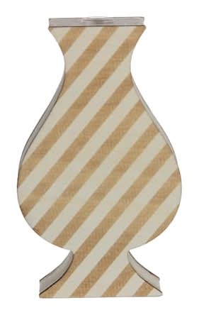 Jonathan Adler Michaels Striped Urn Diy Wood Vase, 5 in