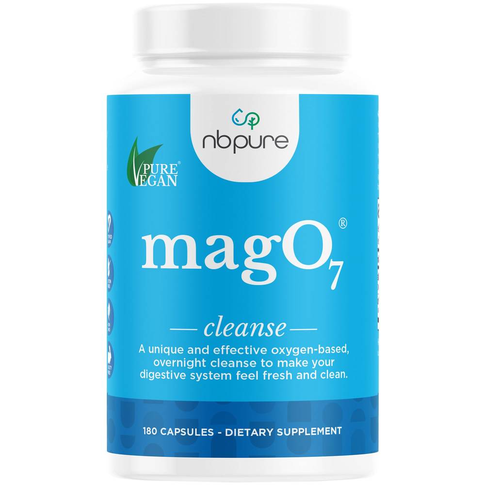 nbpure Mag O7 Ultimate Oxygenating Digestive System Cleanser Vegetable Capsules (180 ct)