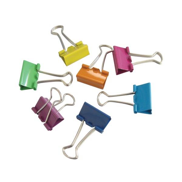Office Depot Brand Fashion Binder Clips Assorted Colors (12 ct)