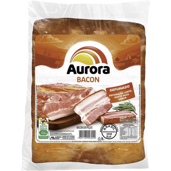 Aurora Bacon defumado meia peça (embalagem: 1,8 kg aprox)