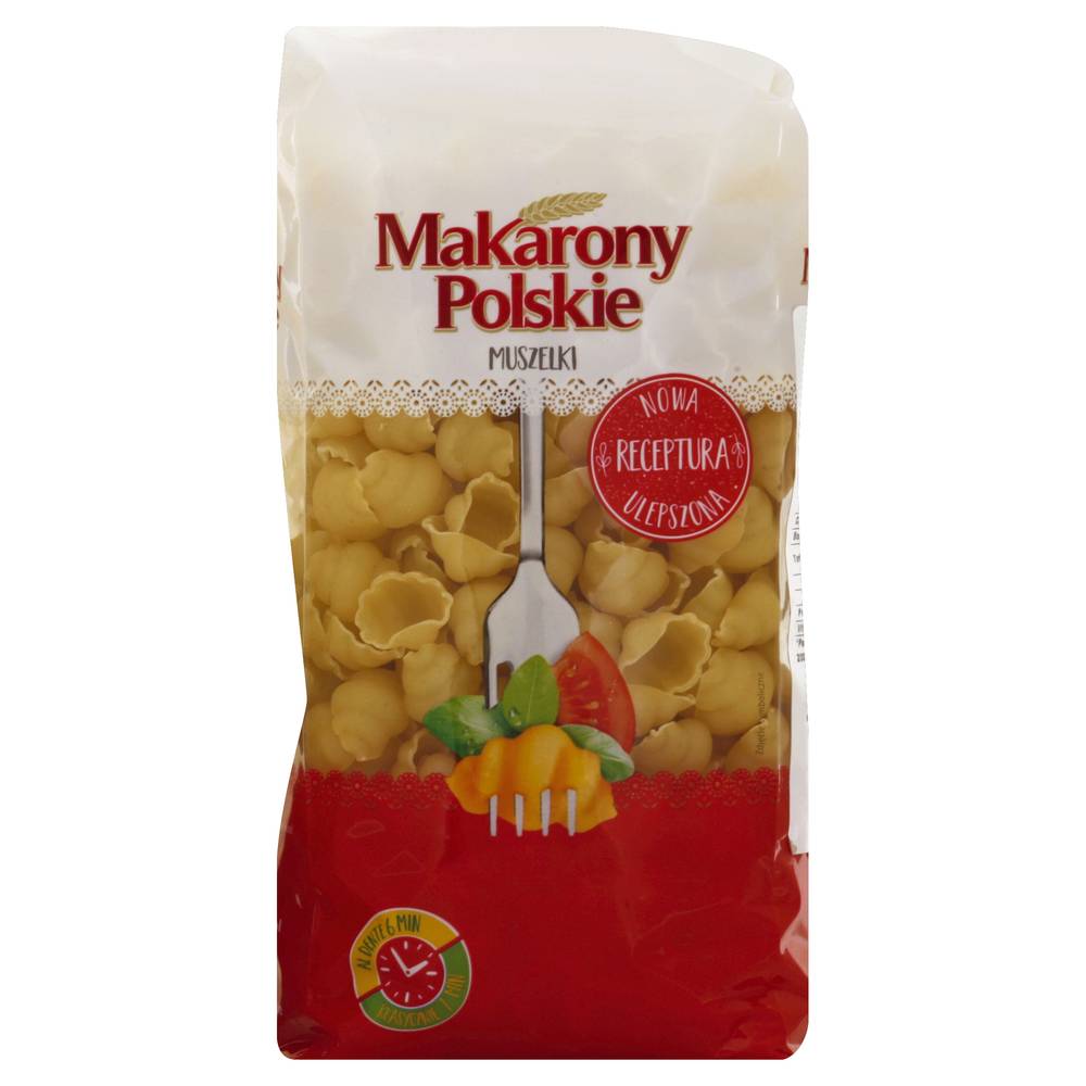 Makarony Polskie Muszelki Shells Pasta