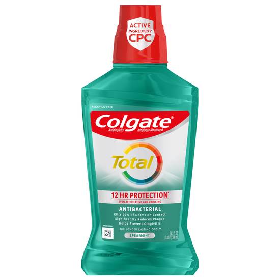 Colgate Total 12 Hr Protection Spearmint Mouthwash