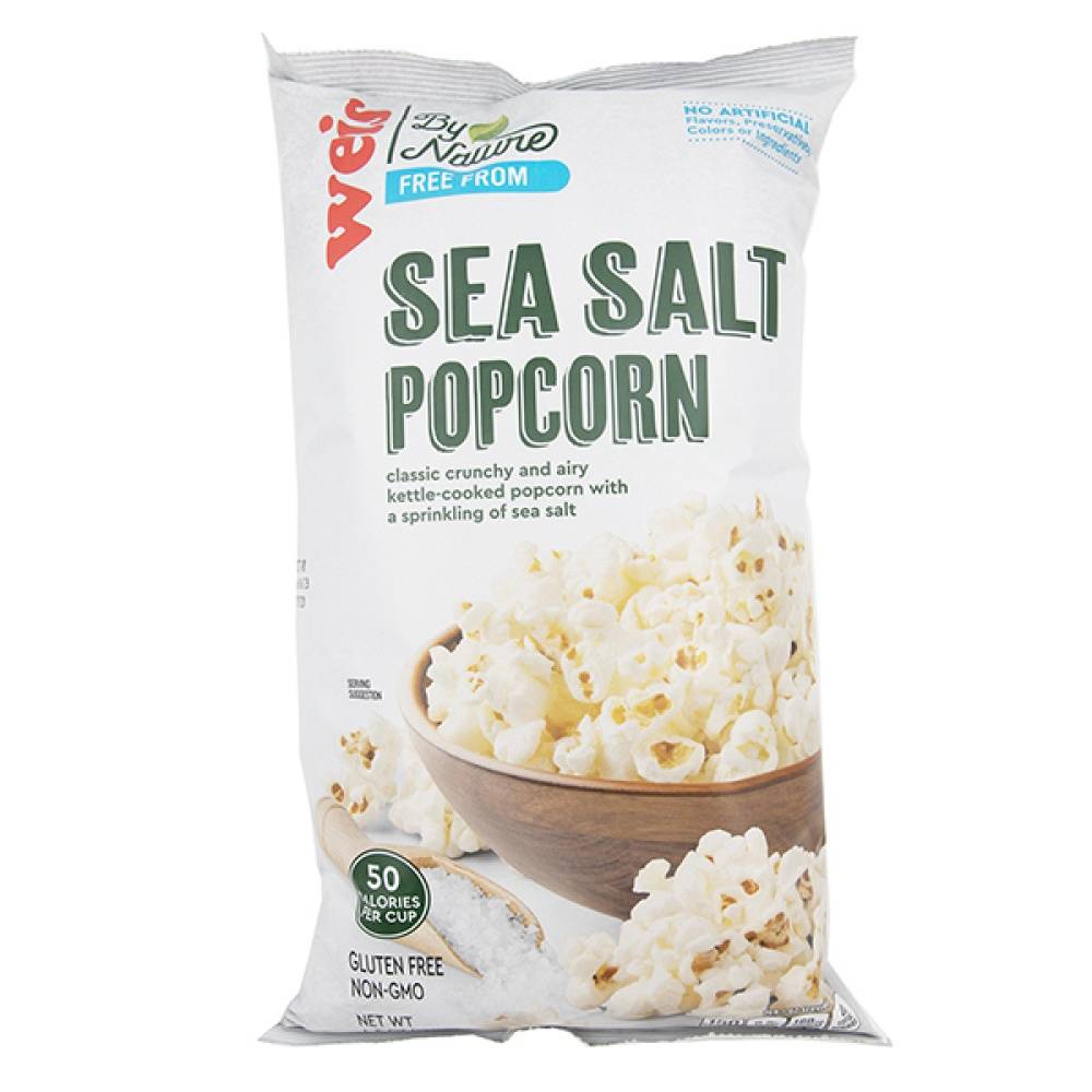 Weis by Nature Popcorn Sea Salt