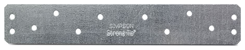 Simpson Strong-Tie 8-in 12 -Gauge Galvanized Steel Foundation strap Wood to wood