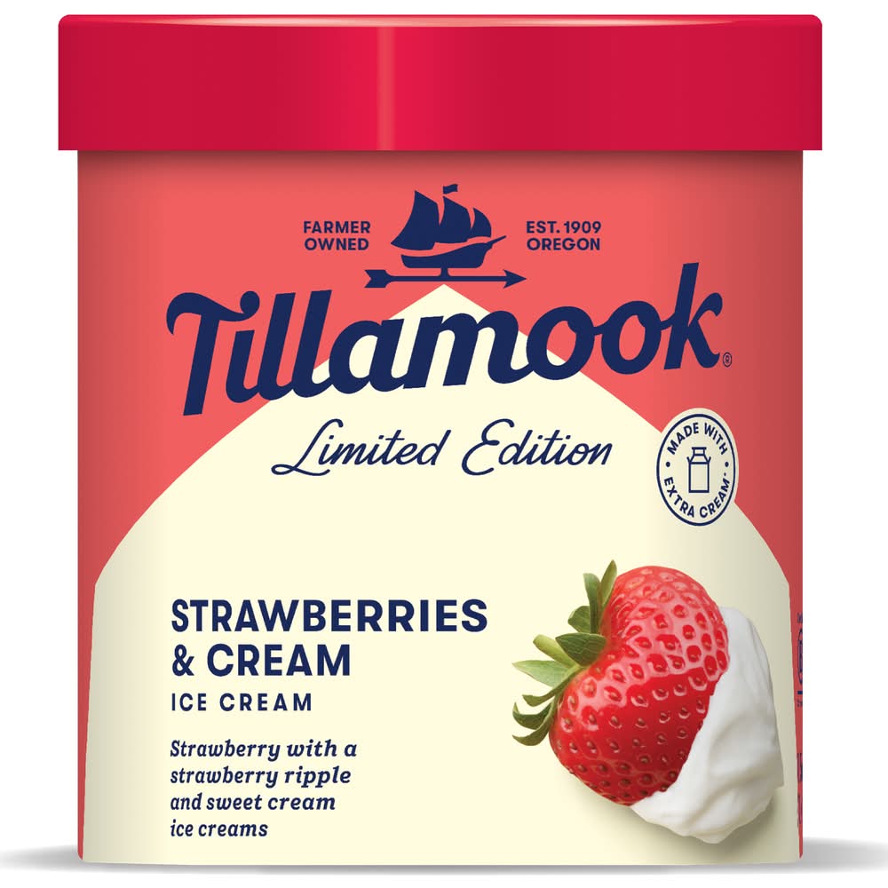 Tillamook Ice Cream, Vanilla-Apple Crisp (48 fl oz)