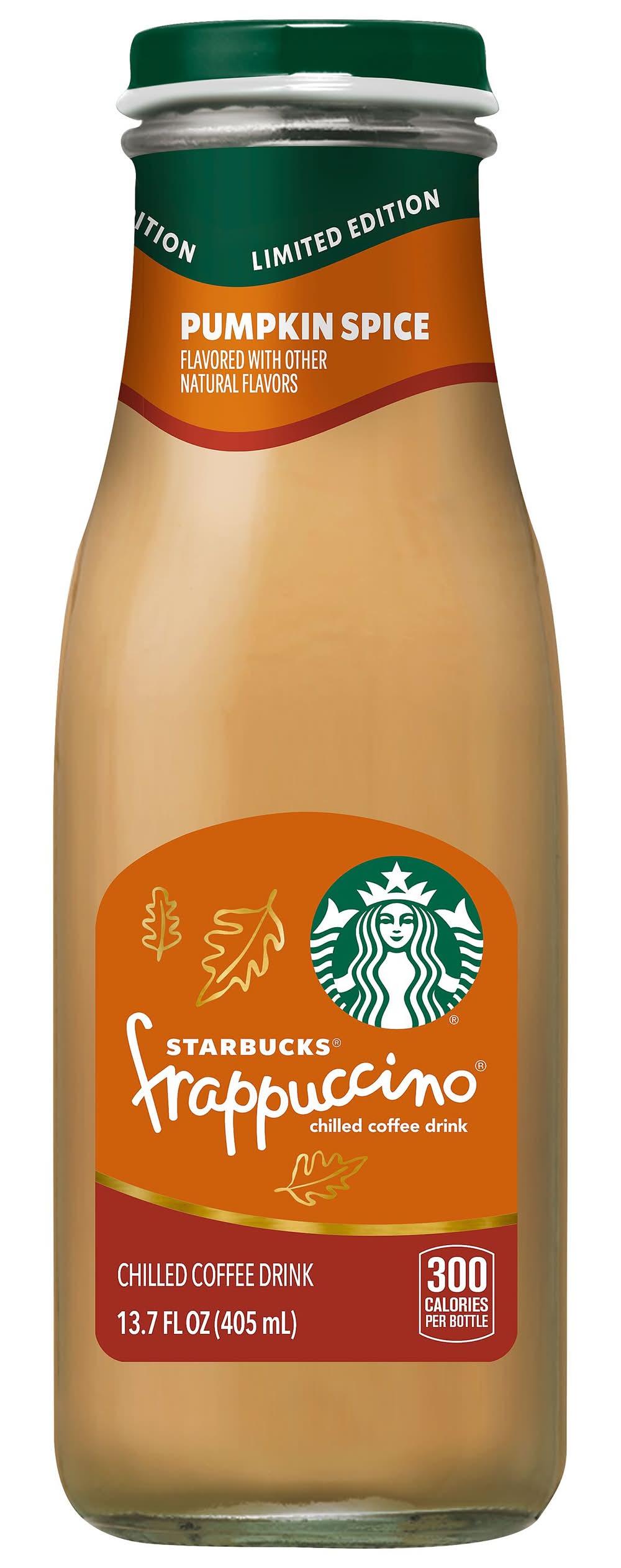 Starbucks Frappuccino Chilled Coffee Drink, Pumpkin Spice (13.7 fl oz)