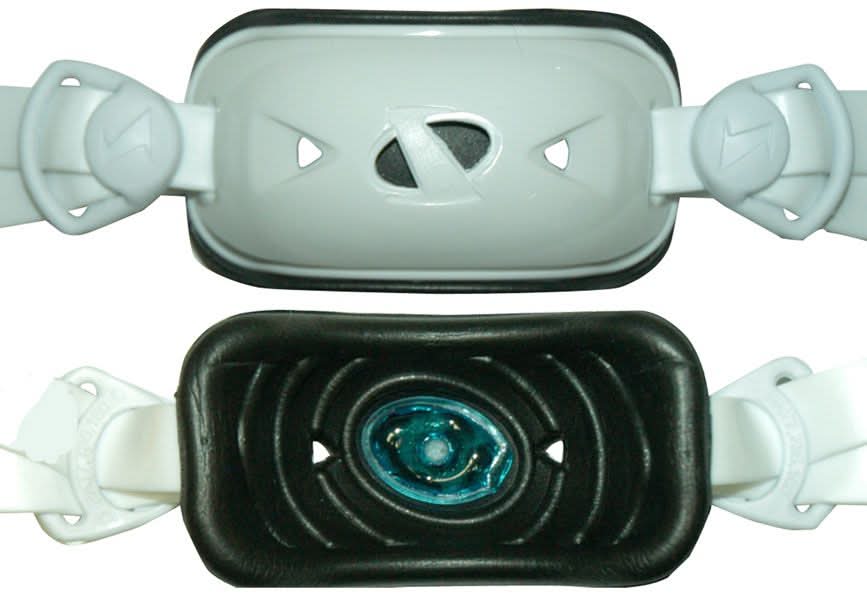 SportStar Youth Hurricane Gel Chinstrap (White, Youth)
