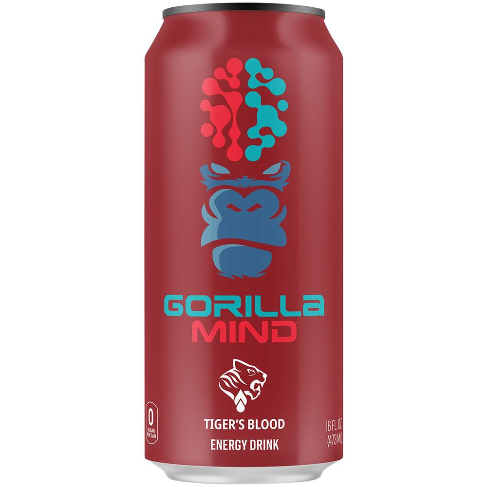 Gorilla Mind Energy Drink (12 pack, 16 fl oz)