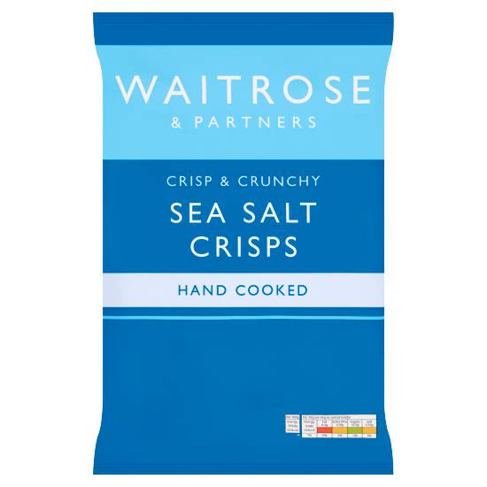 Waitrose Hand Cooked Sea Salt Crisps