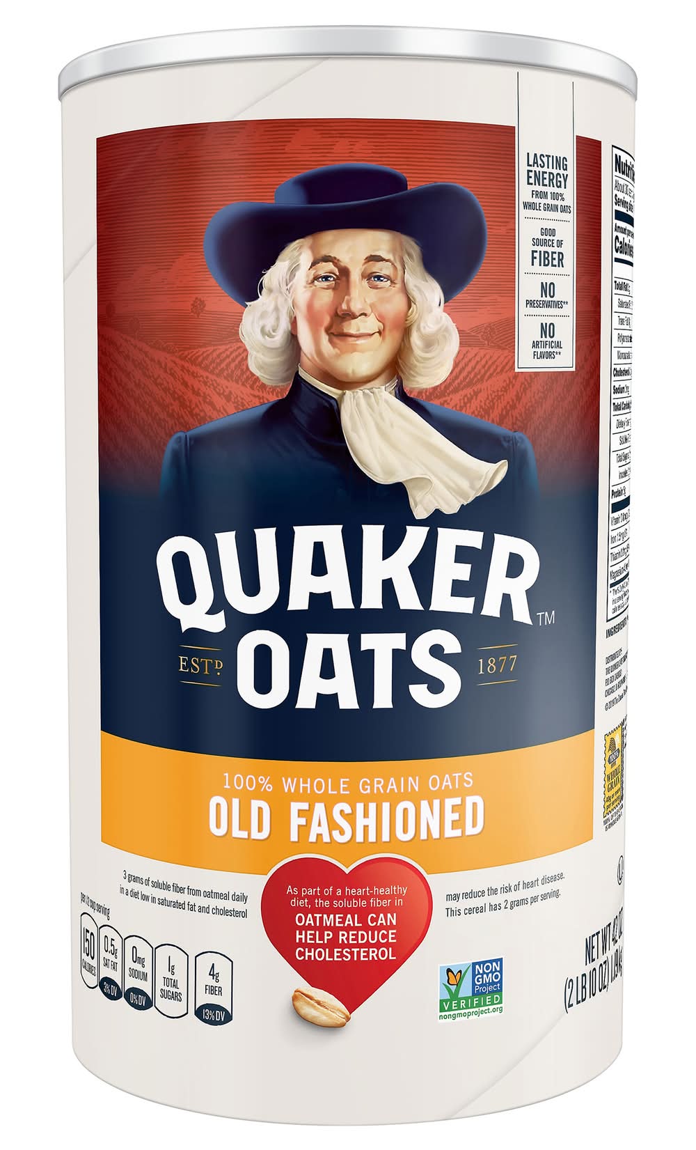Quaker Oats Old Fashioned Whole Grain Oats (42 oz)