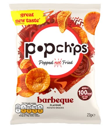 Popchips Barbeque, Potato Snacks (23g)