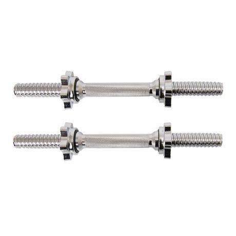 GoZone Standard Dumbbell Handles Silver