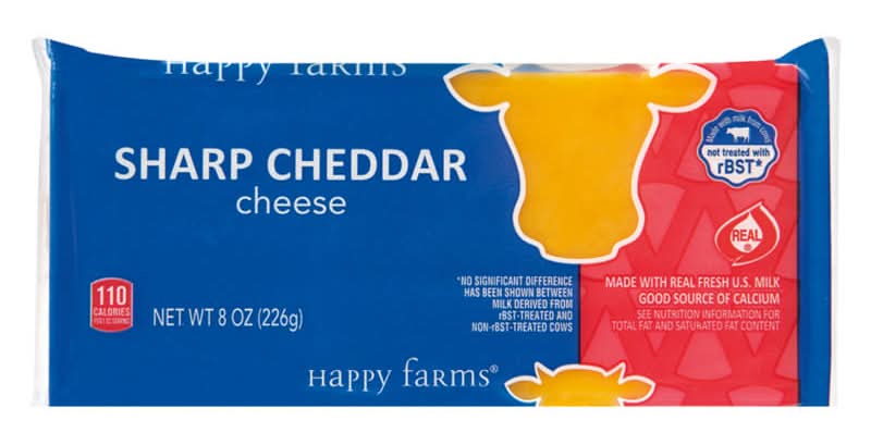 Happy Farms Sharp Cheddar Cheese (8 oz)