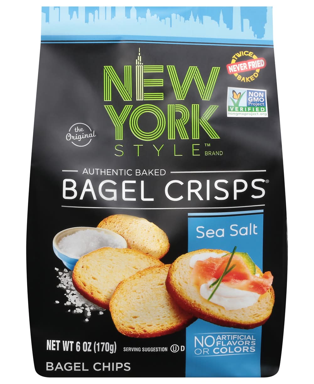 New York Style Sea Salt Bagel Crisps (6 oz)
