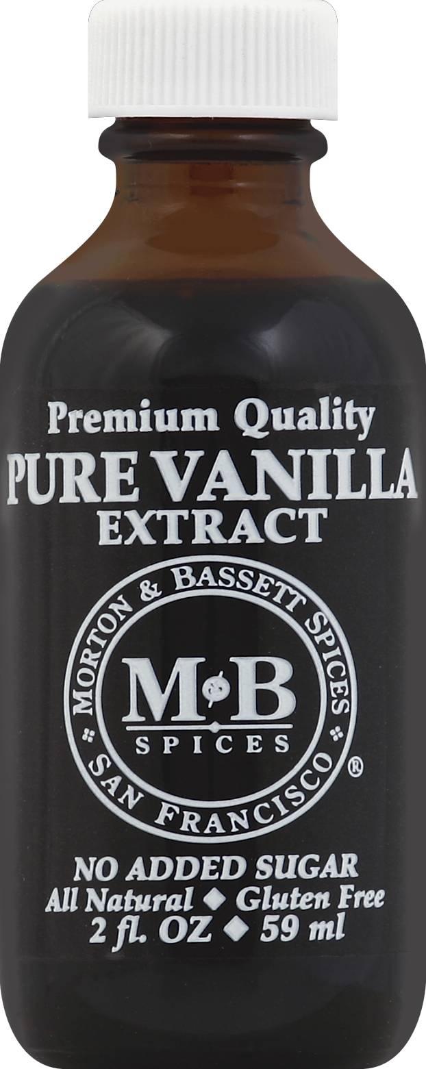 Morton & Bassett Organic Pure Premium Vanilla Extract (2 fl oz)