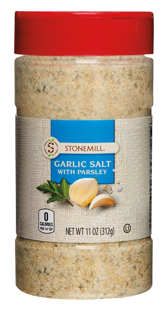 Stonemill Garlic Salt, Parsley (11 oz)