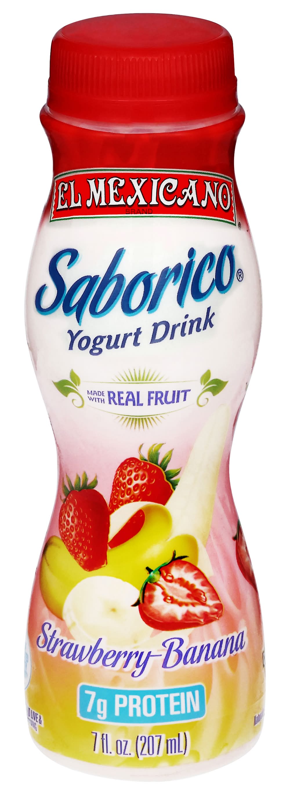 El Mexicano Strawberry Banana Drinkable Yogurt (7 fl oz)
