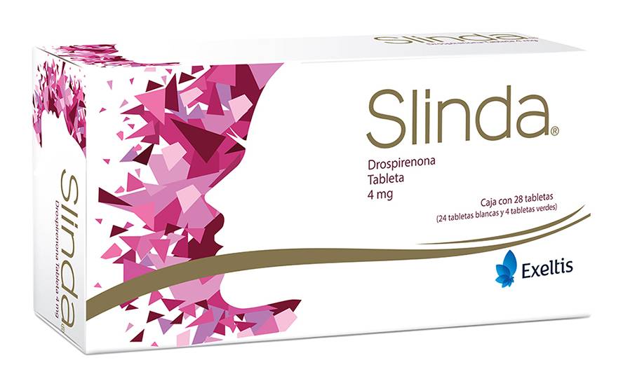Exeltis · Slinda drospirenona comprimidos 4 mg (28 un)