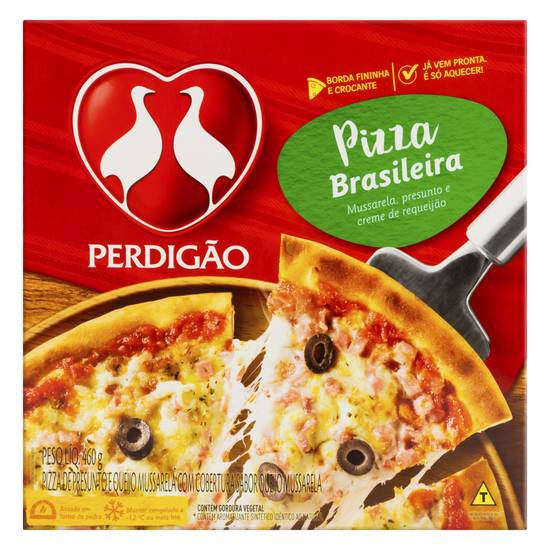 Perdigão pizza brasileira congelada (460g)
