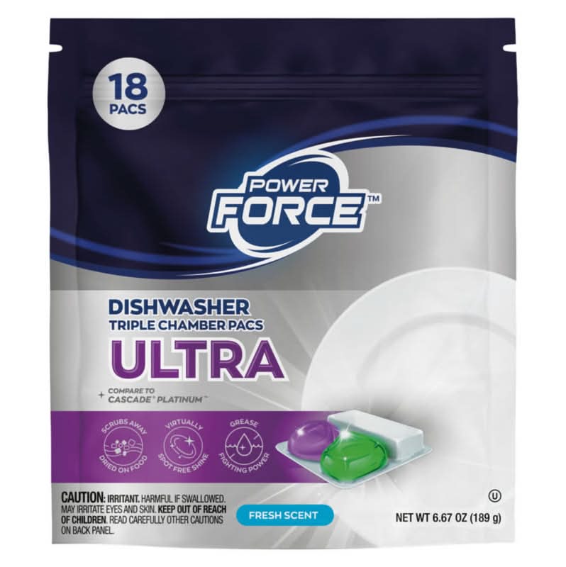 Radiance Ultra Dishwasher Triple Chamber Pacs (6.6 oz, 18 ct)