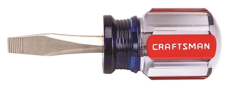 CRAFTSMAN Red 1/4-in 1-1/2-in Flathead Screwdriver