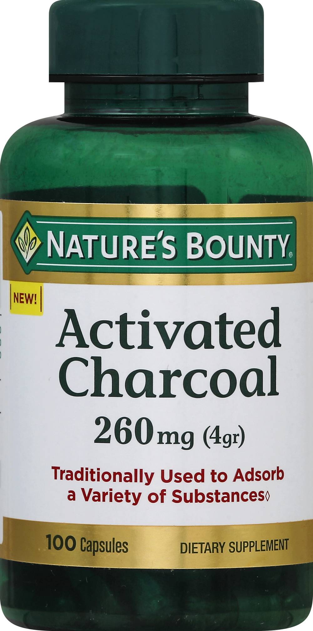 Nature's Bounty Activated Charcoal (100 ct)