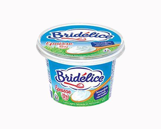 Crème Epaisse Légère 15% Mat.Gr. Bridelice - Pot de 20 cl