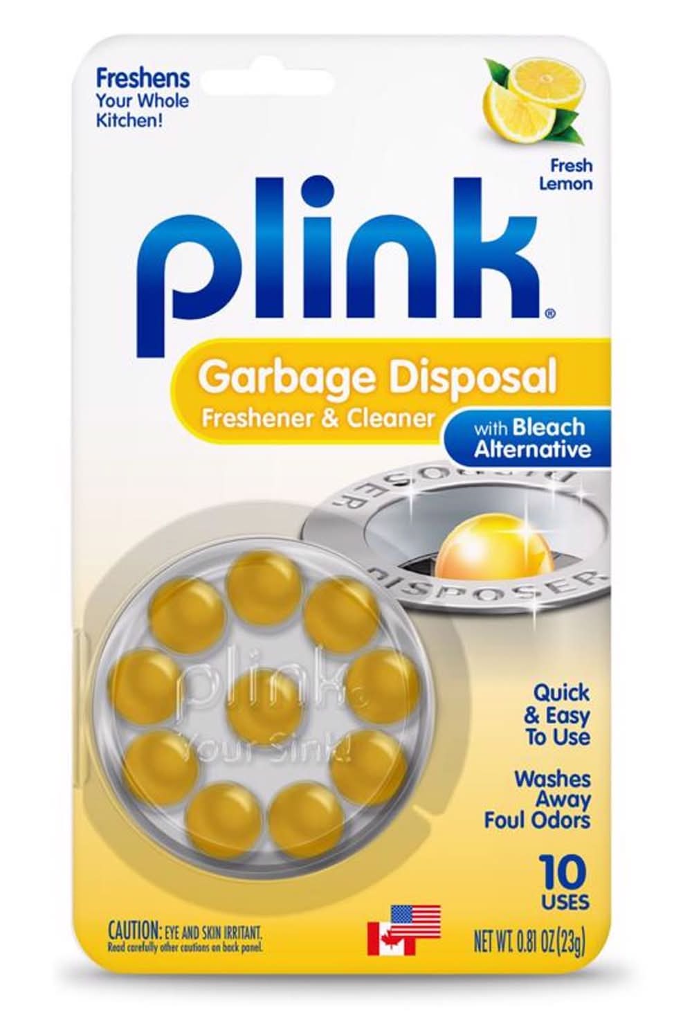 Plink Tablet Garbage Disposal Cleaner 10 Pk