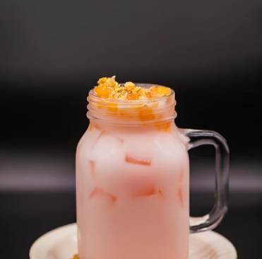 🥛House Horchata with Fresh Melon & Walnuts 🍈( Mexican Tradition Rice Juice)