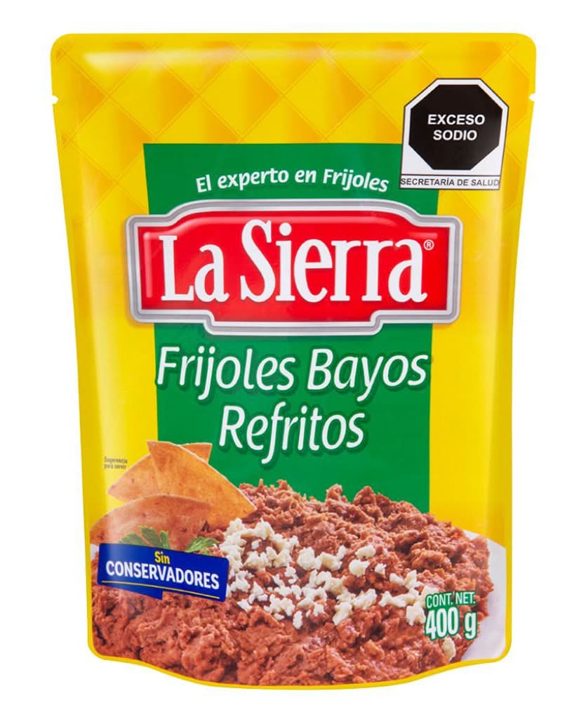 La Sierra · Frijoles bayos refritos (400 g)