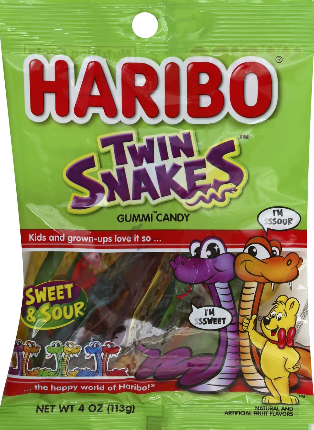 Haribo Twin Snakes (4 oz)