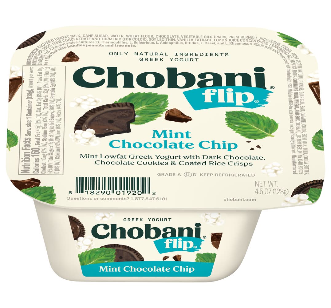 Chobani Flip Greek Yogurt, Mint Chocolate Chip (4.5 oz)