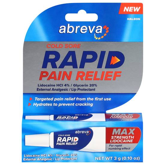 Abreva Rapid Pain Relief