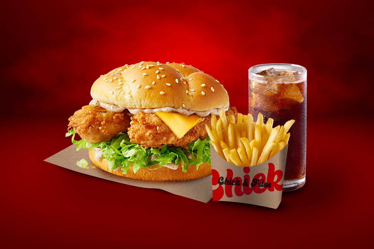 Menu Tenders Burger
