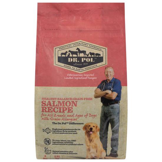 Dr. Pol Healthy Balance Grain Free Salmon Recipe Dog Food