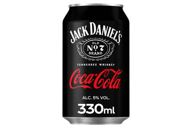 Jack Daniel's and Coca-Cola 330ml