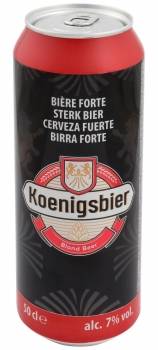 Cerveza Koenigsbier fuerte lata 50 cl.