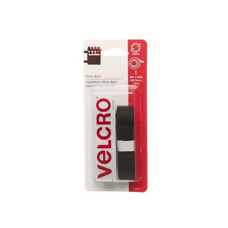 Velcro Sticky Back Tape Black (1 unit)