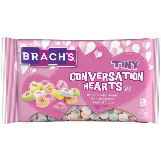 Brach's Valentine's Day Tiny Conversation Hearts, 14 oz Bag