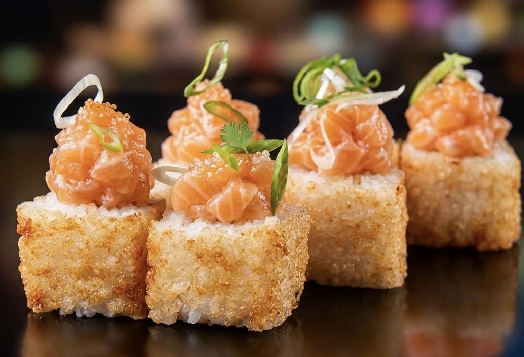 8 pièces Rolls Crispy saumon