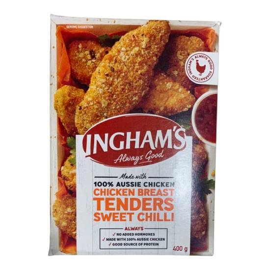 Ingham's Table Pleasers Chicken Breast Tenders Sweet Chilli 400g